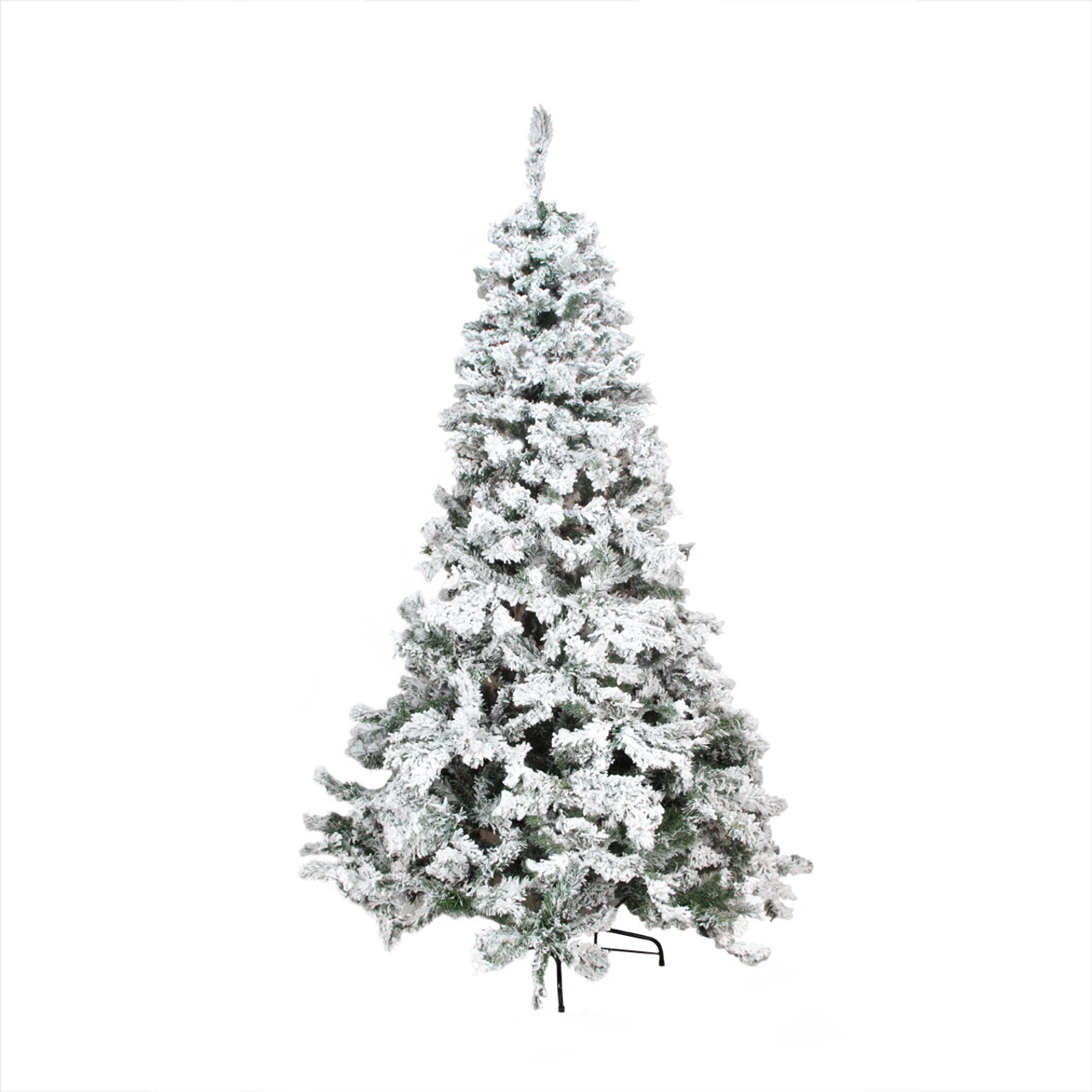 9' Medium Heavily Flocked Pine Artificial Christmas Tree - Unlit 3 9' Medium Heavily Flocked Pine Artificial Christmas Tree - Unlit