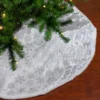 48" Silver And White Snowflakes Christmas Tree Skirt -Noel Twinkle Shop 2e9grzsd1sbendmjqjay1uqljskgmx7d 33546.1667573344