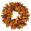 Autumn Harvest Maple Berries And Pinecones Wreath, Orange - 28-Inch 1 Autumn Harvest Maple Berries And Pinecones Wreath, Orange - 28-Inch -Noel Twinkle Shop 4648 1 03891.1681814334