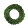 Pre-Lit Dakota Red Pine Artificial Commercial Christmas Wreath, 72-Inch, Clear Dura Lights