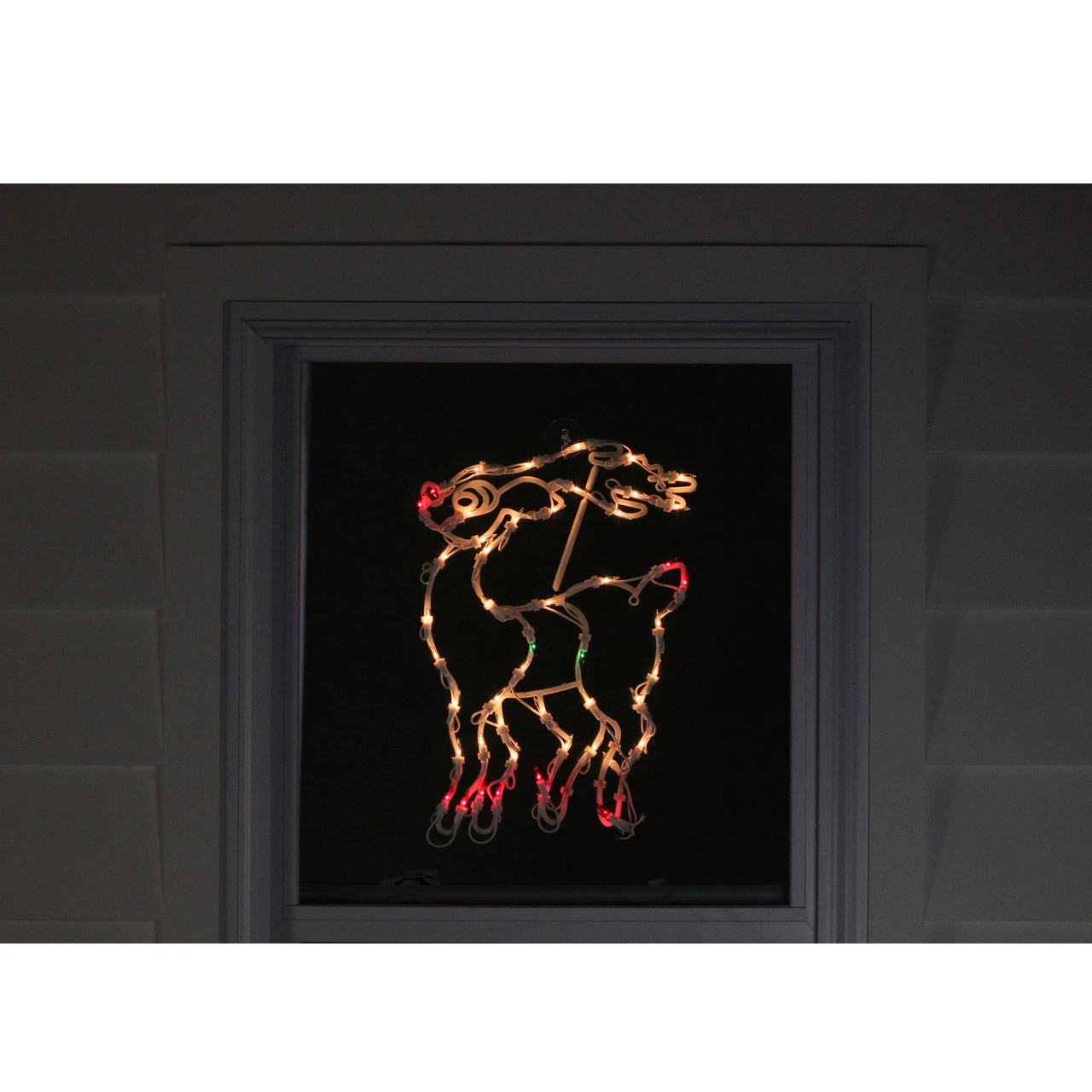 18" Lighted Reindeer Christmas Window Silhouette Decoration 5 18" Lighted Reindeer Christmas Window Silhouette Decoration - Image 3