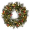 24” Pre-Lit Wintry Pine Artificial Christmas Wreath - Clear Lights -Noel Twinkle Shop aixl1a4qh2xnzqdrbidmsuudwddyb4f0 10783.1667681616