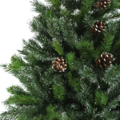 6.5' Full Snowy Delta Pine With Pine Cones Artificial Christmas Tree, Unlit -Noel Twinkle Shop akxiyzjnd3uxzhacptidi5t0zq5wexl7 58285.1683238456