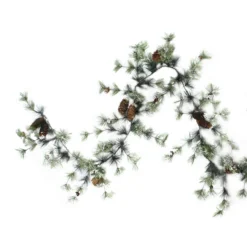 9.5' Frosted Pine With Pine Cones Artificial Christmas Garland - Unlit -Noel Twinkle Shop allstate20ygd033 gr sn 07983.1667536409