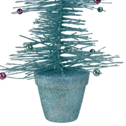 16" Whimsical Turquoise Glittered Spike Table Tree - Unlit 9 16" Whimsical Turquoise Glittered Spike Table Tree - Unlit -Noel Twinkle Shop allstate xat532 tq 3 82561.1667661853