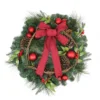 Red Berries And Ball Ornaments Artificial Christmas Wreath With Ribbon - 24-Inch, Unlit 1 Red Berries And Ball Ornaments Artificial Christmas Wreath With Ribbon - 24-Inch, Unlit -Noel Twinkle Shop bepb9vcu1g9bqlchrv9cwj214rxdpmif 37948.1667659833