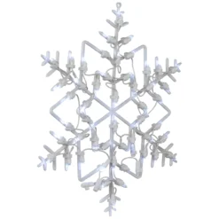 18" LED Lighted Snowflake Christmas Window Silhouette Decoration -Noel Twinkle Shop britestar 36 560 77 3 36077.1678805608