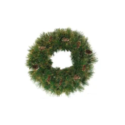 24"Unlit Yorkville Pine Artificial Christmas Wreath