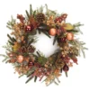 24" Red And Bronze Berry Pine Cone And Ball Ornament Artificial Christmas Wreath - Unlit -Noel Twinkle Shop caxdndpufninwbe5ubmnyr1xf8qasl74 85076.1667536476