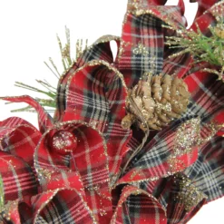 Red Plaid Bows And Pine Cones Artificial Christmas Wreath, 14.25-Inch, Unlit 7 Red Plaid Bows And Pine Cones Artificial Christmas Wreath, 14.25-Inch, Unlit -Noel Twinkle Shop clwol0dhc5x8seipyoyzwk40az1dsxp7 12870.1667659898