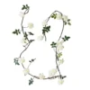 116.75" Green And White Artificial Flower Vine Garland With Leaves 2 116.75" Green And White Artificial Flower Vine Garland With Leaves -Noel Twinkle Shop dabhg f29405 16479.1667659415