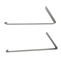 Set Of 2 Silver Outdoor Wreath Siding Hooks 4.25" -Noel Twinkle Shop darice vsh 36 2 84366.1667577940