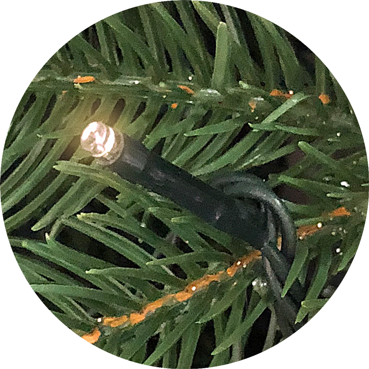 7.5' Pre-Lit Natural Artificial Christmas Tree – Warm White LED Lights 4 7.5' Pre-Lit Natural Artificial Christmas Tree – Warm White LED Lights - Image 2