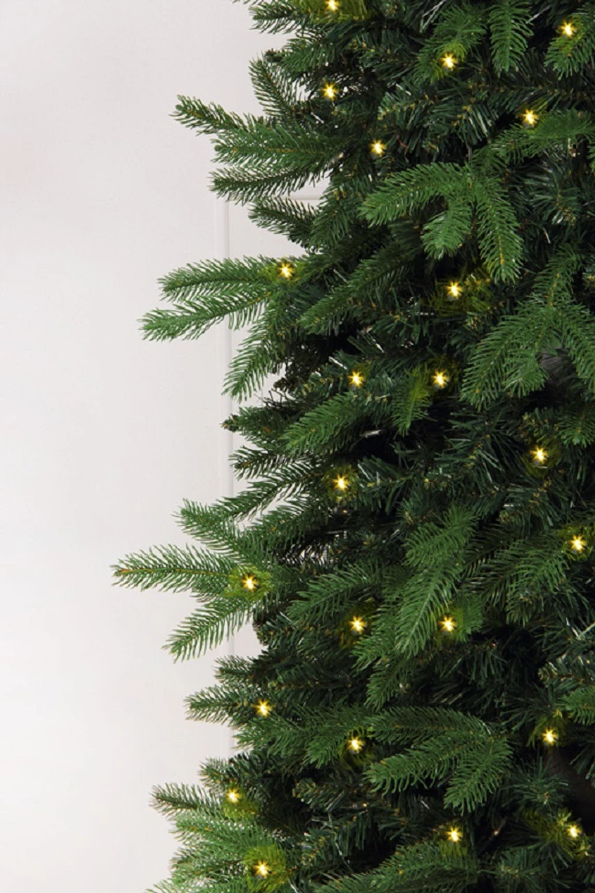 7.5' Pre-Lit Natural Artificial Christmas Tree – Warm White LED Lights 5 7.5' Pre-Lit Natural Artificial Christmas Tree – Warm White LED Lights - Image 3