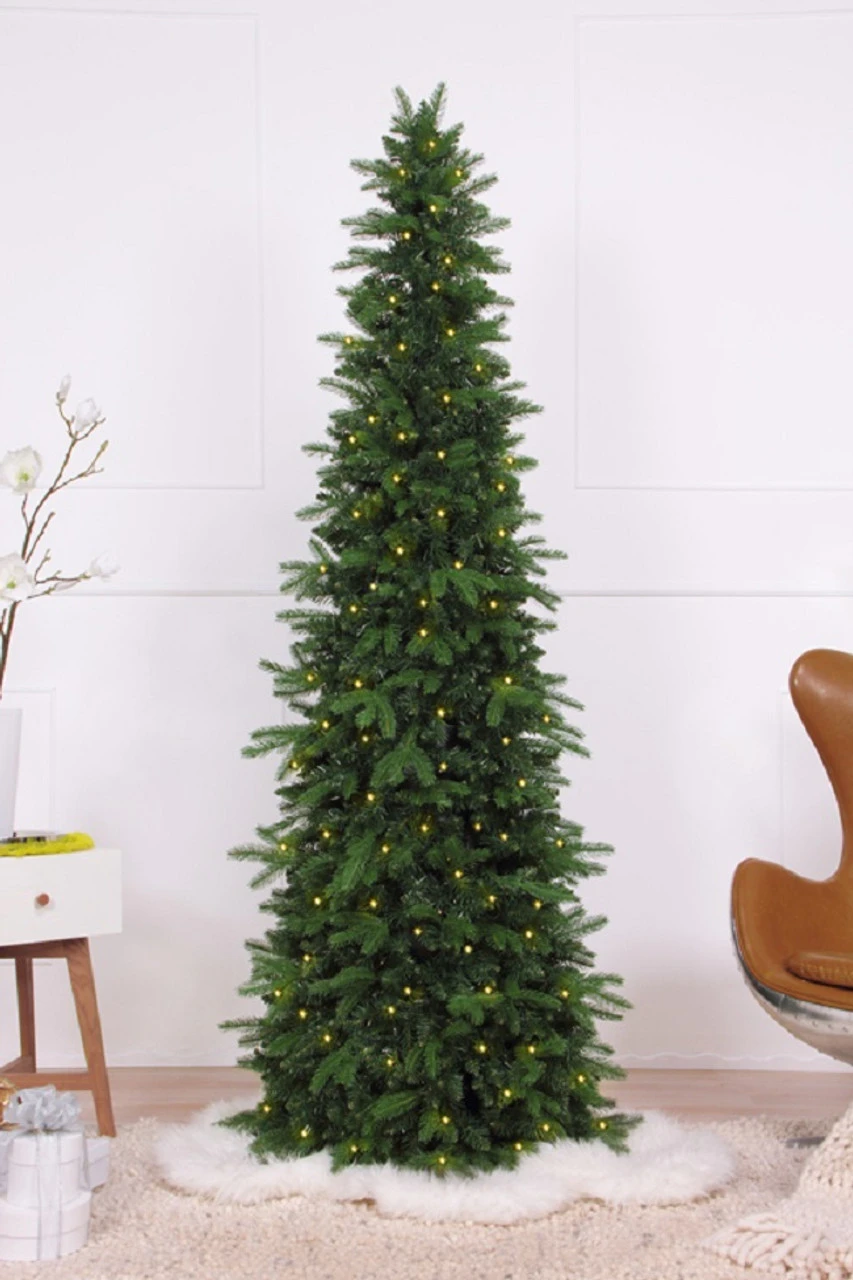 7.5' Pre-Lit Natural Artificial Christmas Tree – Warm White LED Lights 6 7.5' Pre-Lit Natural Artificial Christmas Tree – Warm White LED Lights - Image 4