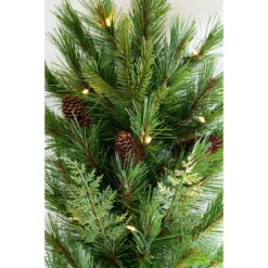 Pre-Lit Mountain Cypress Artificial Christmas Wreath, 30-Inch, LED Lights 13 Pre-Lit Mountain Cypress Artificial Christmas Wreath, 30-Inch, LED Lights -Noel Twinkle Shop dghh20mcw30 06 56483.1682962170