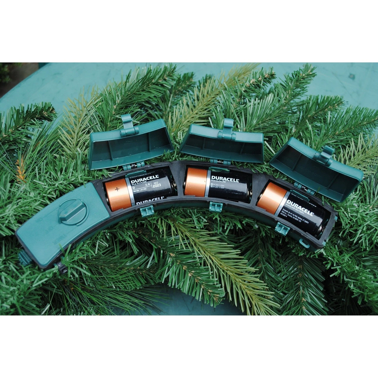 Pre-Lit Mountain Cypress Artificial Christmas Wreath, 30-Inch, LED Lights 8 Pre-Lit Mountain Cypress Artificial Christmas Wreath, 30-Inch, LED Lights - Image 6