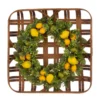 Greenery Lemon Artificial Christmas Wreath With Basket - 22-Inch, Unlit -Noel Twinkle Shop dglit 2005500002 1 51605.1667562331