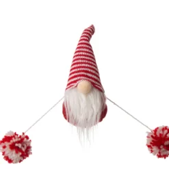 6' Red And White Striped Christmas Gnomes Garland 10 6' Red And White Striped Christmas Gnomes Garland -Noel Twinkle Shop dglit 2010300001 3 55378.1667602596