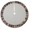 48" Pale Blue Round Christmas Tree Skirt With Champagne Sequin Border -Noel Twinkle Shop dii camz10922 1 29365.1667506163