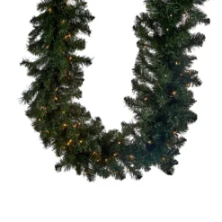 9' X 14" Pre-lit Vanderbilt Artificial Christmas Garland - Clear Lights
