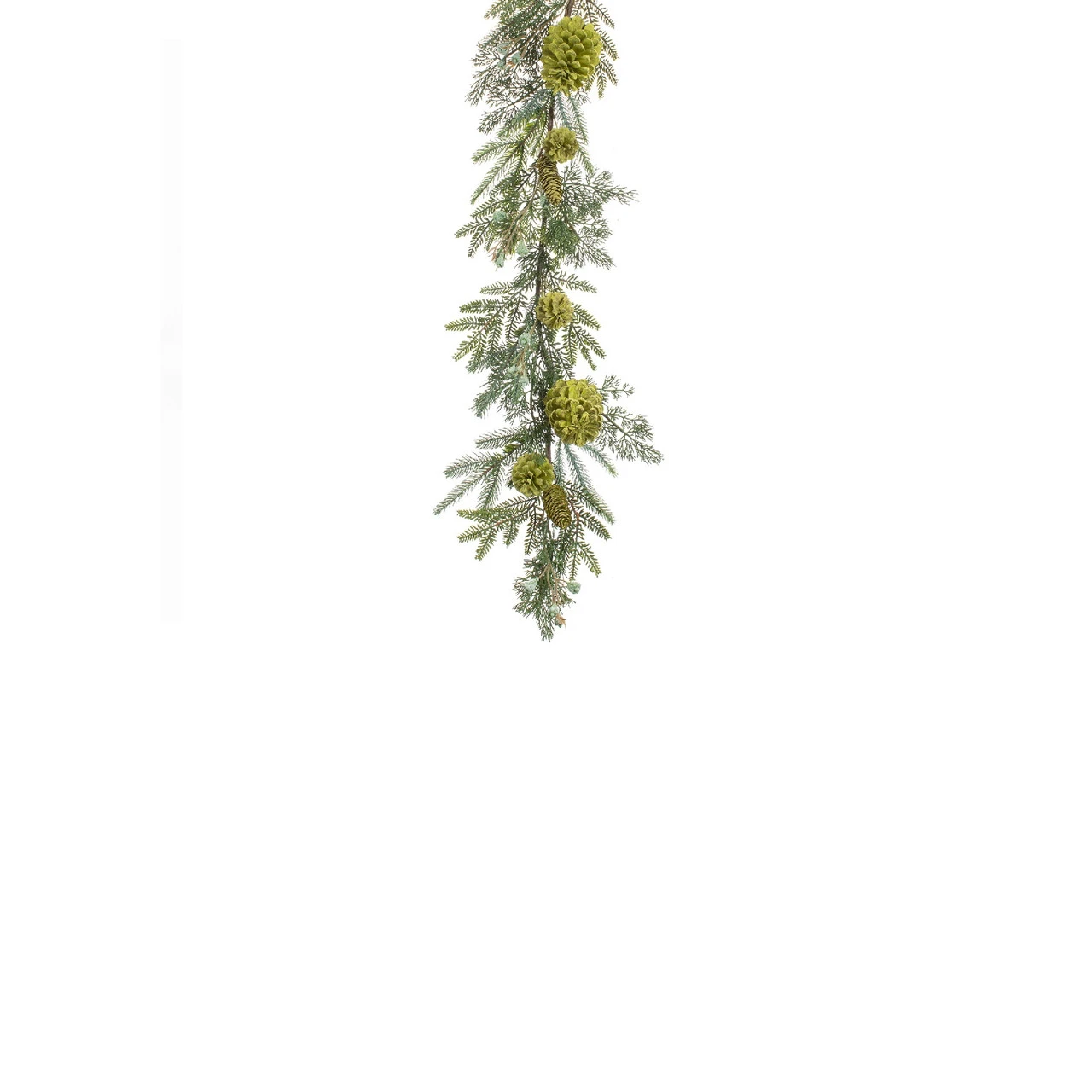 Set Of 2 Artificial Mixed Pine Garland With Pinecones 6' 5 Set Of 2 Artificial Mixed Pine Garland With Pinecones 6' - Image 3