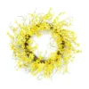 Yellow And Green Spring Forsythia Wreath, 21.75-Inch, Unlit -Noel Twinkle Shop dmel 85863ds 1 65233.1687598317