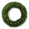 Natural Fiber Artificial Boxwood Christmas Wreath - 24-Inch, Unlit -Noel Twinkle Shop dnapa 7515pg 61991.1667562090