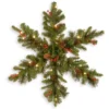 32" Pre-Lit Spruce Snowflake Berries And Pine Cones Artificial Christmas Wreath - LED Lights 1 32" Pre-Lit Spruce Snowflake Berries And Pine Cones Artificial Christmas Wreath - LED Lights -Noel Twinkle Shop dnat20cw7 306 32sb4 1 52886.1667522118