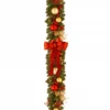 9' X 12" Pre-Lit Decorative Collection Artificial Christmas Garland - Clear Lights -Noel Twinkle Shop dnat20dc13 104l 9b 58007.1667533608