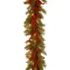 9' X 14" Pre-Lit B/O LED Valley Pine Artificial Christmas Garland – Warm White Lights 2 9' X 14" Pre-Lit B/O LED Valley Pine Artificial Christmas Garland – Warm White Lights -Noel Twinkle Shop dnat20dc13 157 9cb 1 15294.1667663693