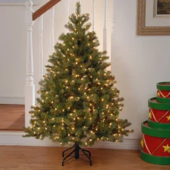 4.5’ Pre-Lit Downswept Douglas Fir Artificial Christmas Tree - Clear Lights 8 4.5’ Pre-Lit Downswept Douglas Fir Artificial Christmas Tree - Clear Lights -Noel Twinkle Shop dnat20pedd1 312 45 1 37252.1667536001