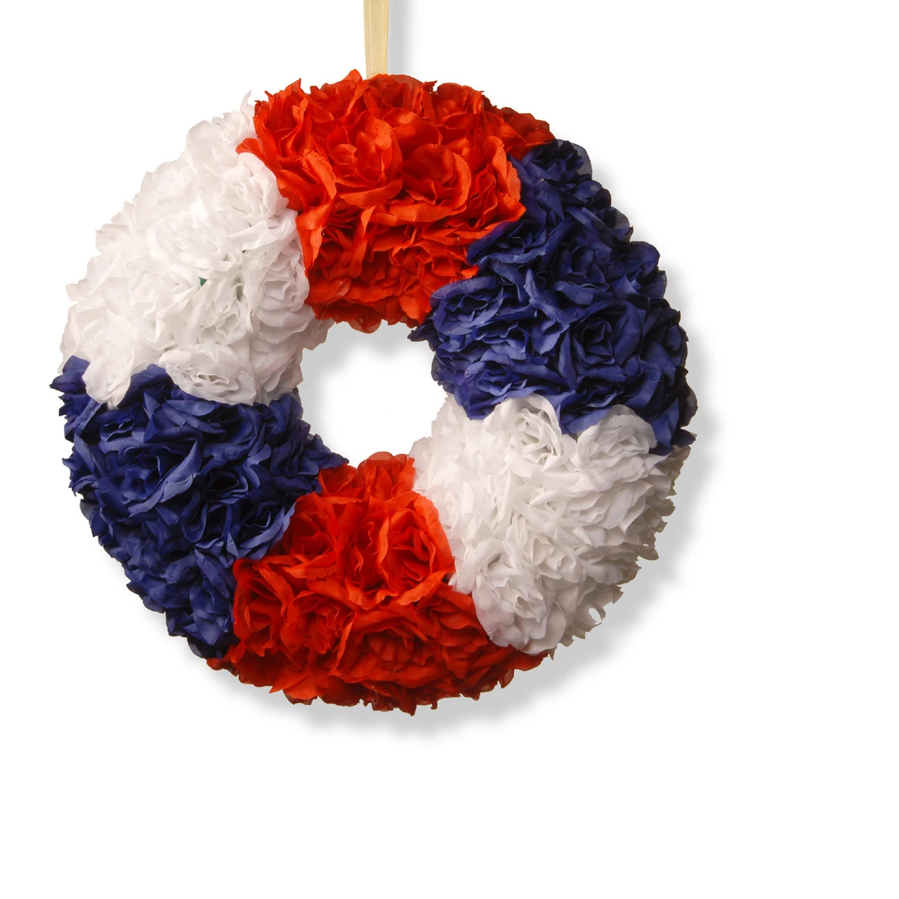 18" Patriotic Rose Wreath 3 18" Patriotic Rose Wreath