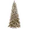 7.5’ Pre-Lit Snowy Westwood Pine Artificial Christmas Tree - Clear Lights