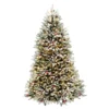 7.5' Dunhill Fir Artificial Christmas Tree With Red Berries - Clear Lights -Noel Twinkle Shop dnat duf 300 75 1 80731.1667656829