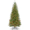 7.5’ Pre-lit Dunhill Fir Slim Artificial Christmas Tree – Multicolor Lights -Noel Twinkle Shop dnat duslh1 75rlo 1 88629.1667580431