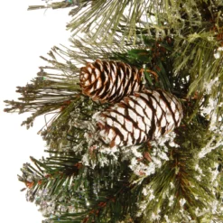 6' X 10" Glittery Bristle Pine Artificial Christmas Garland - Unlit -Noel Twinkle Shop dnat gb1 50 6a 1 2 22824.1667536560