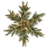 32" Pre-Lit Glittery Bristle Pine Snowflake - LED Lights Battery Operated 2 32" Pre-Lit Glittery Bristle Pine Snowflake - LED Lights Battery Operated -Noel Twinkle Shop dnat gb3 300 32s b 1 66115.1667654479