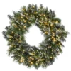 Pre-Lit Glittery Bristle Pine Artificial Christmas Wreath, 30-Inch, LED Multi-Color Lights 1 Pre-Lit Glittery Bristle Pine Artificial Christmas Wreath, 30-Inch, LED Multi-Color Lights -Noel Twinkle Shop dnat gb3 314dk 30w 1 01685.1667517767