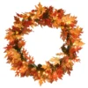 36" Maple Wreath With Clear Lights 2 36" Maple Wreath With Clear Lights -Noel Twinkle Shop dnat hc7 104l 36w 1 23592.1667519998