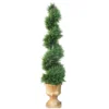 4.5' Potted Juniper Spiral Slim Artificial Christmas Tree - Unlit -Noel Twinkle Shop dnat lcysp4 710 54 1 11778.1667574379