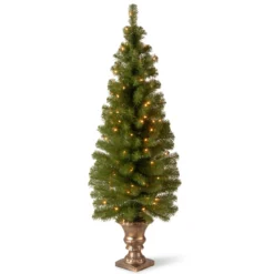 5’ Pre-Lit Montclair Spruce Christmas Tree - Clear Lights