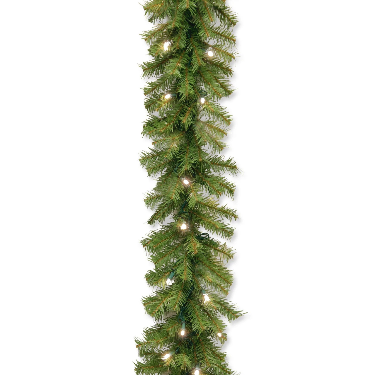 9' X 10" Pre-Lit Norwood Fir Artificial Christmas Garland – Soft White LED Lights 3 9' X 10" Pre-Lit Norwood Fir Artificial Christmas Garland – Soft White LED Lights