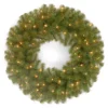 Pre-Lit North Valley Spruce Artificial Christmas Wreath - 24-Inch, Clear Lights -Noel Twinkle Shop dnat nrv7 300 24w 1 1 14025.1667654637