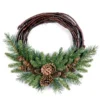 Pine Cone Grapevine Artificial Christmas Wreath - 16-Inch, Unlit 2 Pine Cone Grapevine Artificial Christmas Wreath - 16-Inch, Unlit -Noel Twinkle Shop dnat pc 16gv 1 1 28184.1667641217