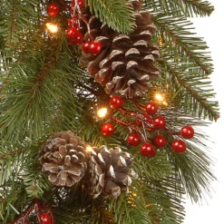 Bristle Berry Artificial Christmas Wreath – 24-Inch, Single Candle, Unlit 6 Bristle Berry Artificial Christmas Wreath – 24-Inch, Single Candle, Unlit -Noel Twinkle Shop dnat pebb3 300n24wbr 2 22855.1667639670