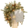 36" Pre-Lit Arctic Spruce Mailbox Swag - Clear LED Lights
