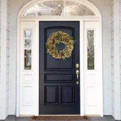 Pre-Lit Liberty Pine Artificial Christmas Wreath - 24-Inch, Clear Lights 6 Pre-Lit Liberty Pine Artificial Christmas Wreath - 24-Inch, Clear Lights -Noel Twinkle Shop dnat pelb7 300 24w 1 2 26373.1667656780