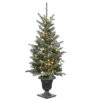 4' Pre-Lit Potted Snowy Morgan Spruce Pencil Artificial Christmas Tree, Clear Lights 1 4' Pre-Lit Potted Snowy Morgan Spruce Pencil Artificial Christmas Tree, Clear Lights -Noel Twinkle Shop dnat pemg3 320 40 02654.1667535633
