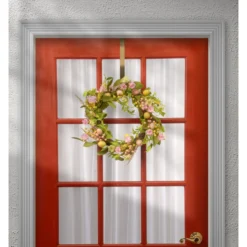 Decorated Easter Artificial Wreath - 22-Inch -Noel Twinkle Shop dnat rae cdf3672 3 03623.1667646164